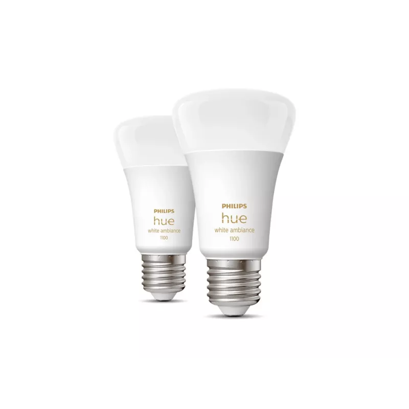 Philips Hue White ambience A60 – bombilla inteligente E27 – 1100 (pack de 2)