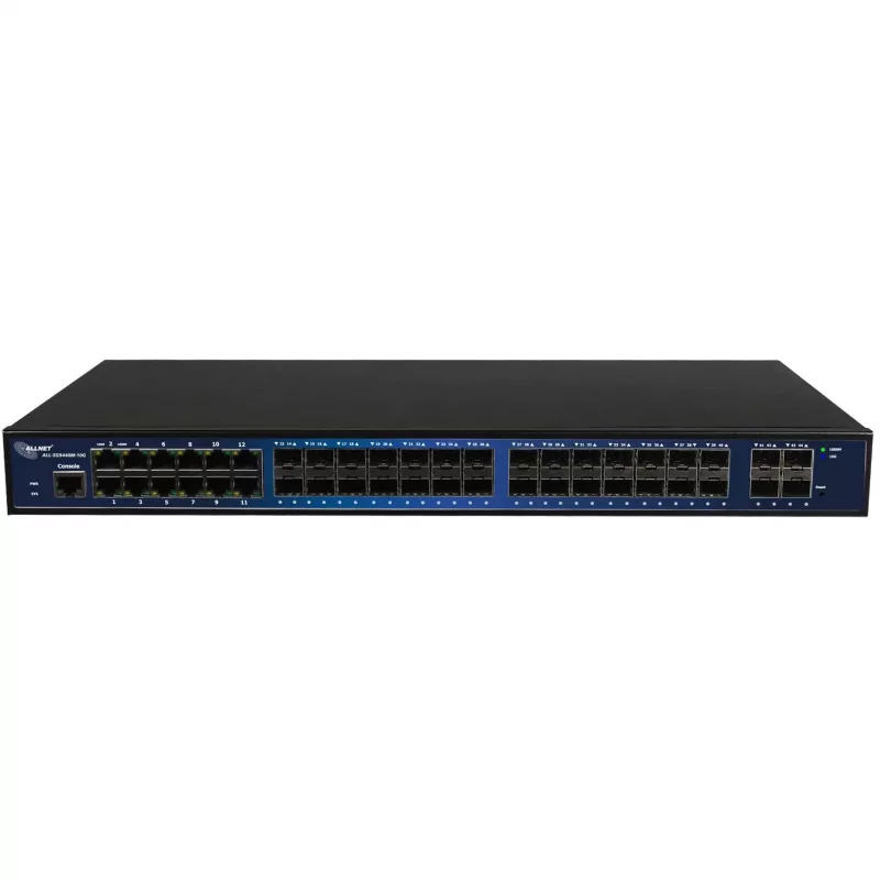 ALLNET switch gestionado 44 puertos Gigabit 12x LAN 28x SFP 4x SFP+ - - 1 - - 1 - - 1 - switch - cable de cobre