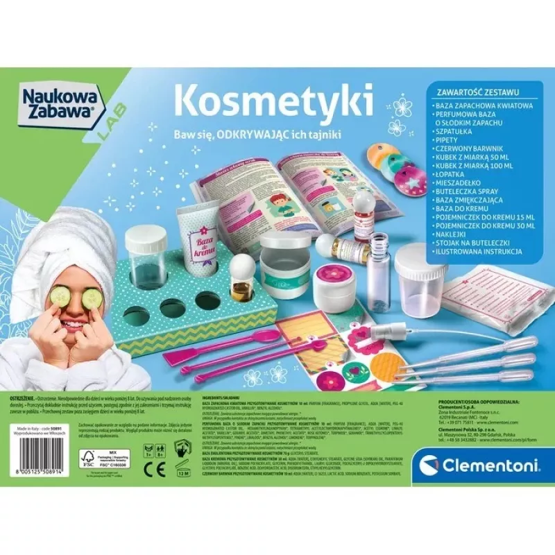 Clementoni Ciencia y juego. Cosmética 50891
