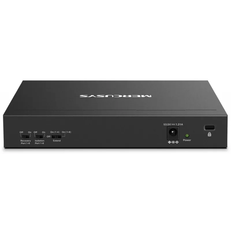 Mercusys MS110CP Switch de red con soporte PoE negro