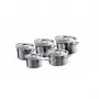 Le Creuset Juego de 5 ollas de acero inoxidable 3 capas 3Ply (96209400001000)