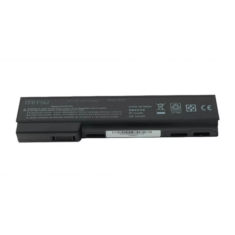 Batería para HP EliteBook 8460p, 8460w 4400 mAh (48 Wh) 10,8 - 11,1 Voltios