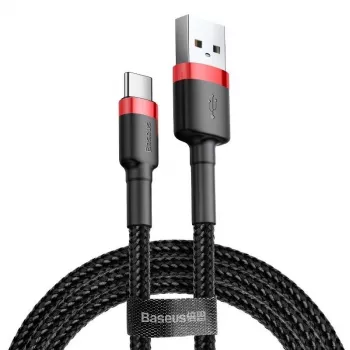 Baseus Cable USB-C Cafule 2 A 3 m (negro+rojo)