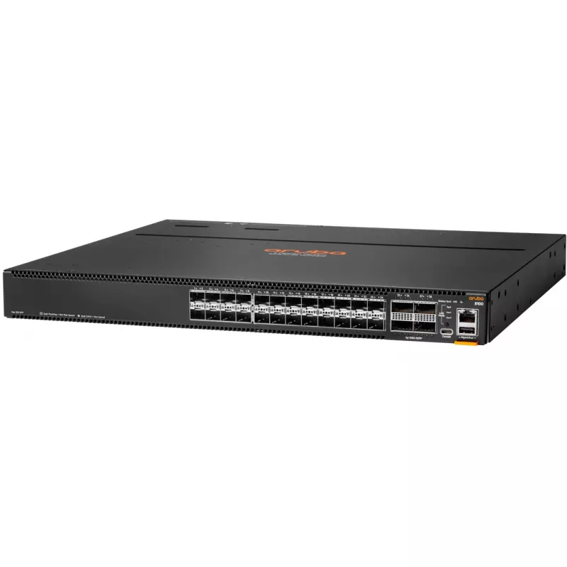 Hewlett Packard Enterprise HPE Aruba Networking CX 8100 24x10G SFP+ 4x40/100G QSFP28 Switch - Switch - L3 - gestionado - 24 x 1 Gigabit / 10 Gigabit SFP / SFP+ + 4 x 40 Gigabit QSFP+