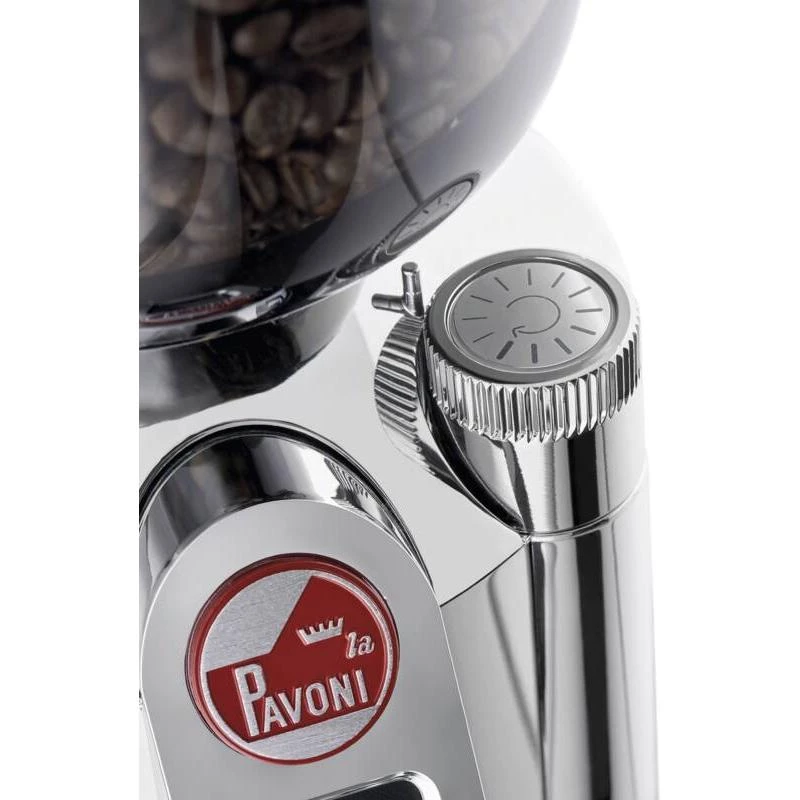 Molino de café La Pavoni Cilindro plateado