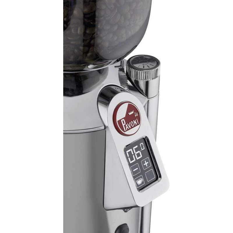 Molino de café La Pavoni Cilindro plateado