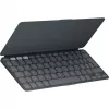 Logitech Keys-To-Go 2 para iPad – Teclado – funda integrada – inalámbrico – Bluetooth LE – QWERTZ – distribución suiza – grafito (920-013008)