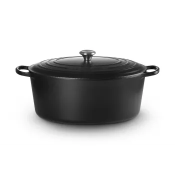 Le Creuset Signature 13,9 L ovalado negro