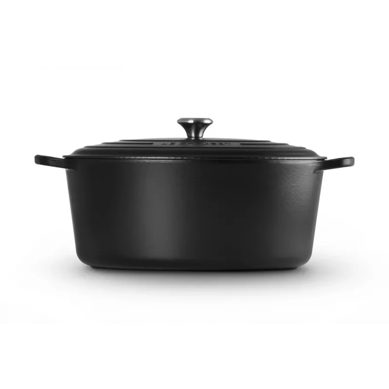 Le Creuset Signature 13,9 L ovalado negro