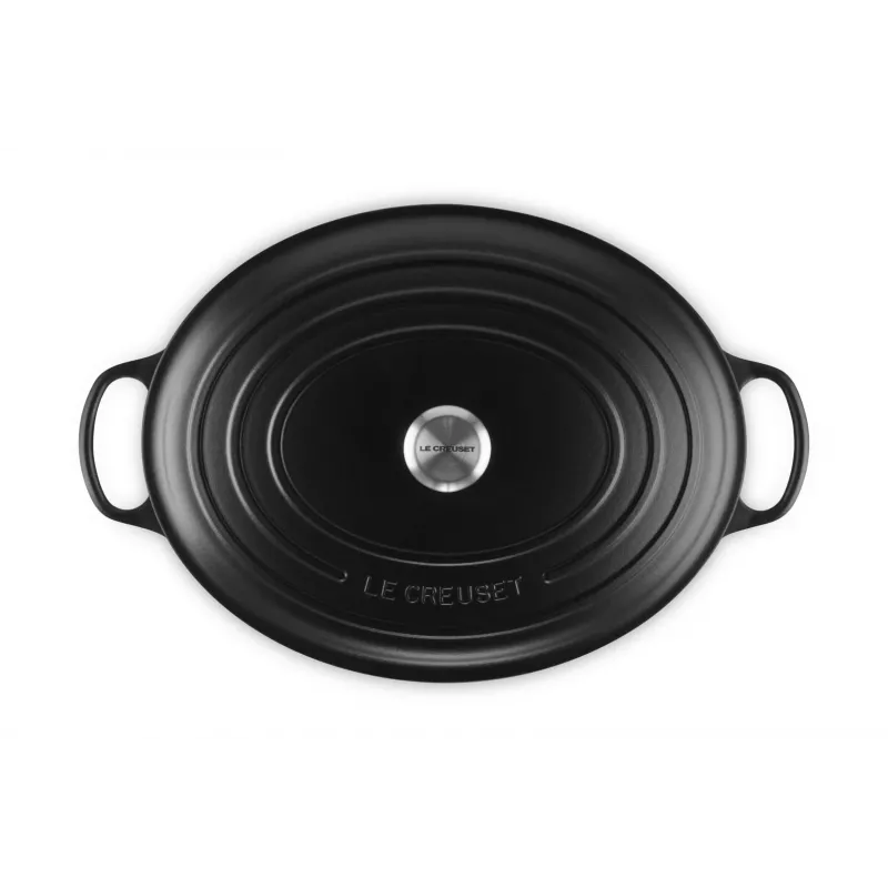 Le Creuset Signature 13,9 L ovalado negro