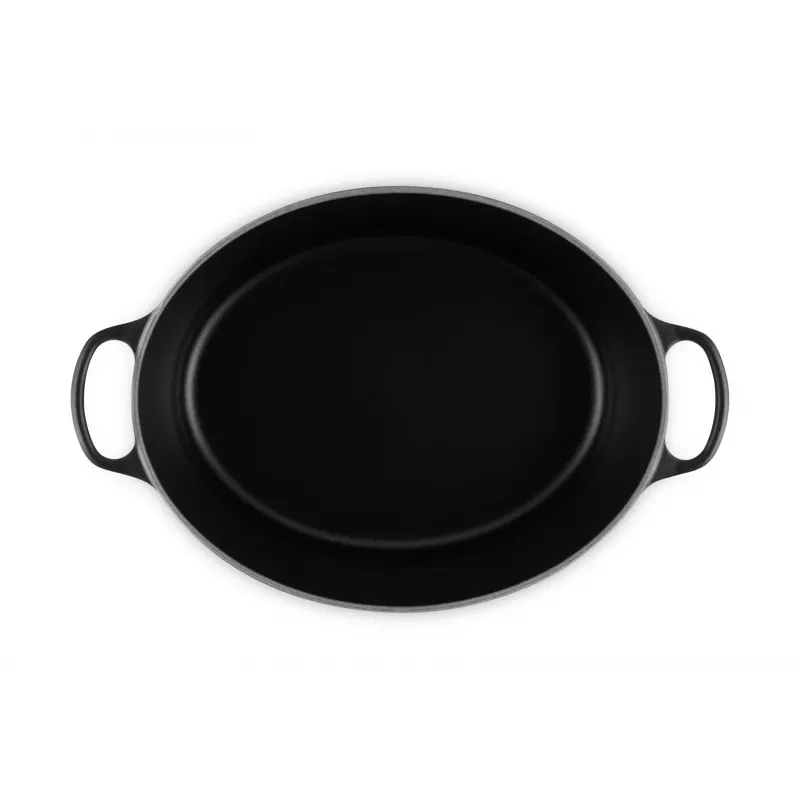 Le Creuset Signature 13,9 L ovalado negro