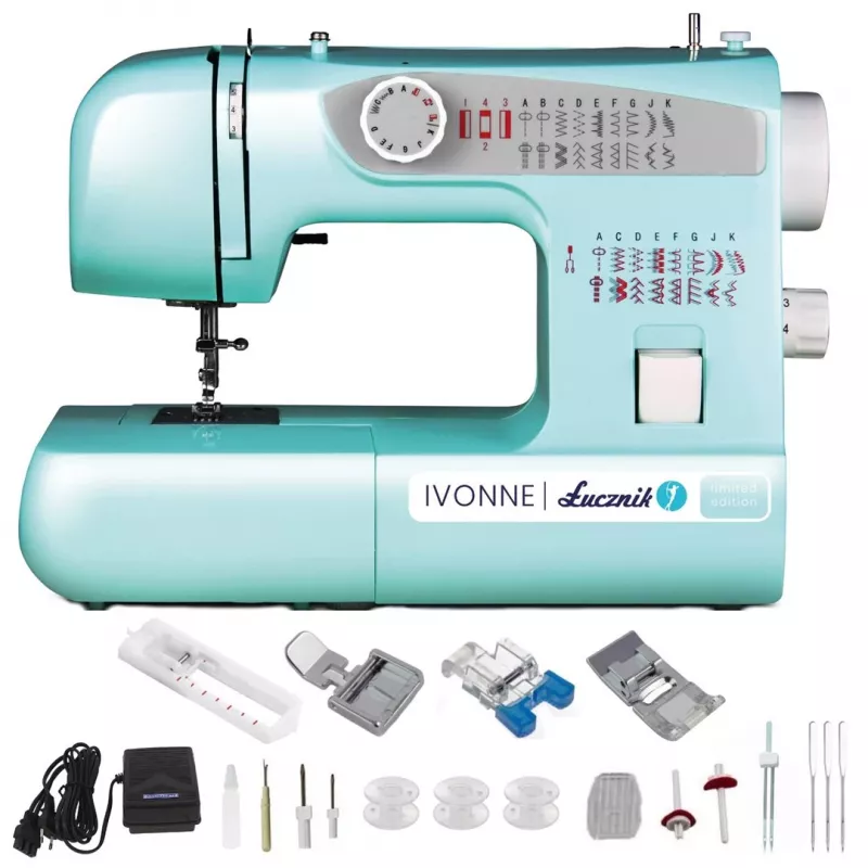 Máquina de coser ŁUCZNIK IVONNE menta