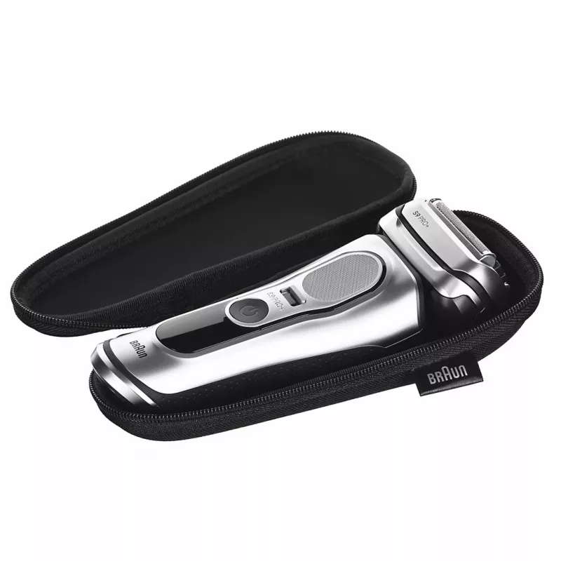 Braun Series 9 Pro+ 9667CC Afeitadora de hombre afeitadora de láminas recortadora plateada