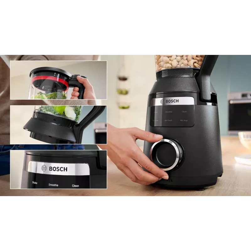 Bosch Serie 6 MMB6652B Batidora 2 L batidora de vaso 1800 W negra
