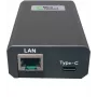 Microconnect POEINJ-25W-USBC - Gigabit Ethernet - 1000 Mbit/s - IEEE 802.3,IEEE 802.3ab,IEEE 802.3u - Cat5,Cat5e,Cat6,Cat6a - 100 m - negro (POEINJ-25W-USBC)
