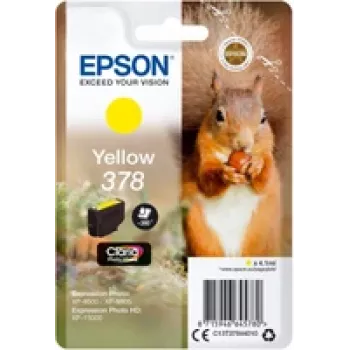 Epson 378 - 4,1 ml - amarillo - original - blíster con RF- / señal de alarma acústica
