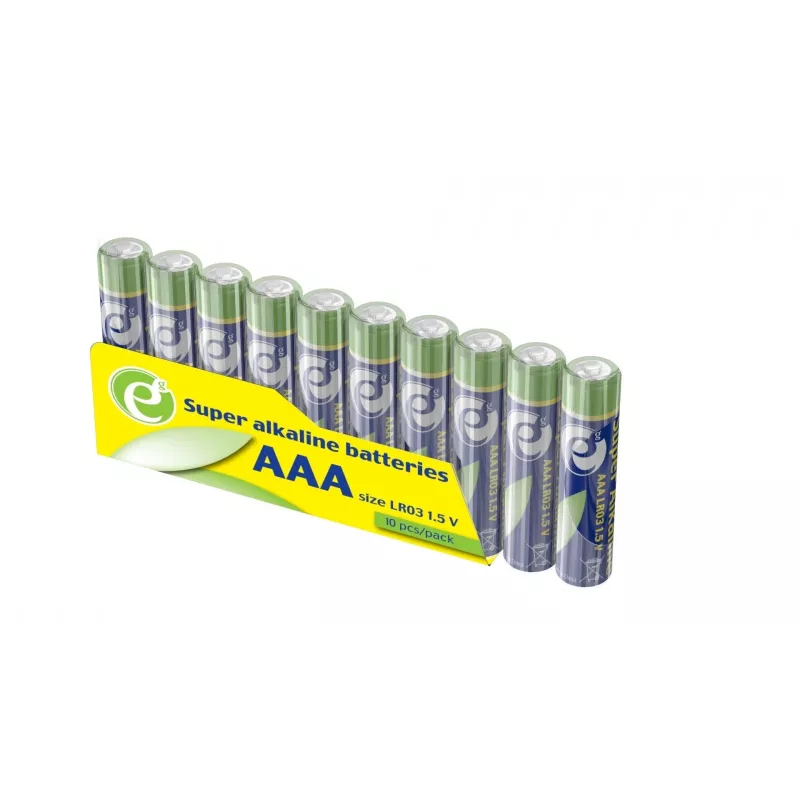 GEMBIRD pilas alcalinas Super AAA pack de 10