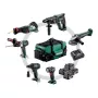 METABO set COMBO 18V 6.1 (SB18LTX +SSW18LTX300BL +KH18LTX24 +W18L9-125QUICK +SSEP18LT +ULA) 4x4,0Ah bolsa