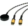 Roline 11.02.8343 Cable USB Negro