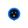 Adaptador de conector hembra CEE rojo 16A 400V de 5 polos a CEE azul 16A 230V 3P