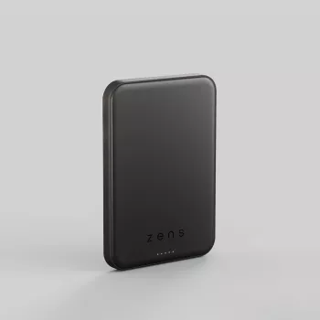 ZENS Pro 2 Semi Solid State Powerbank - Batería externa magnética 5000 mAh compatible con MagSafe y Qi2.2 25W (negra)
