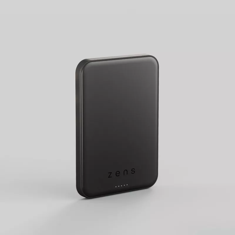 ZENS Pro 2 Semi Solid State Powerbank - Batería externa magnética 5000 mAh compatible con MagSafe y Qi2.2 25W (negra)