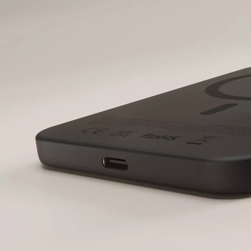 ZENS Pro 2 Semi Solid State Powerbank - Batería externa magnética 5000 mAh compatible con MagSafe y Qi2.2 25W (negra)