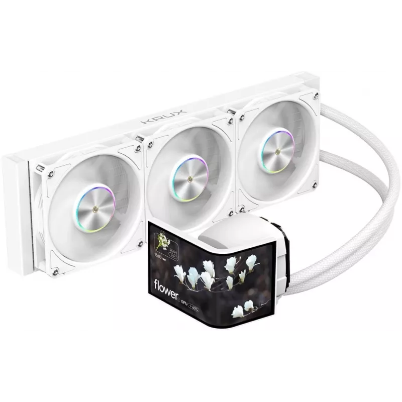 Refrigeración líquida Krux HydroArc 360 White (KRXE011)