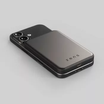 ZENS Pro 2 Semi Solid State Powerbank - Batería externa magnética 10000 mAh compatible con MagSafe y Qi2.2 25W (negra)