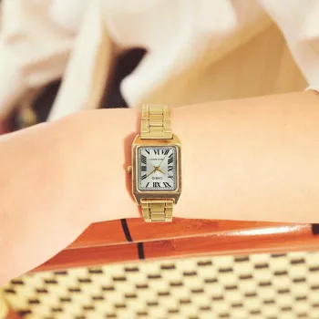 CASIO LTP-V007G-9BUDF Reloj analógico mujer, oro