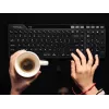 A4Tech Fstyler FBK27C AS Teclado silencioso 2,4GHz+BT, negro