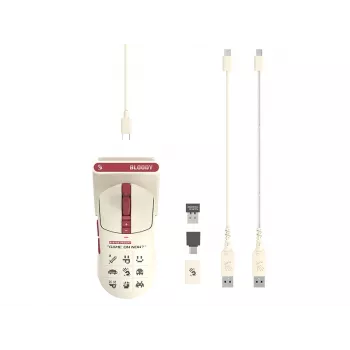A4Tech 47743 Bloody R72 Ultra Duo Pixels Rojo