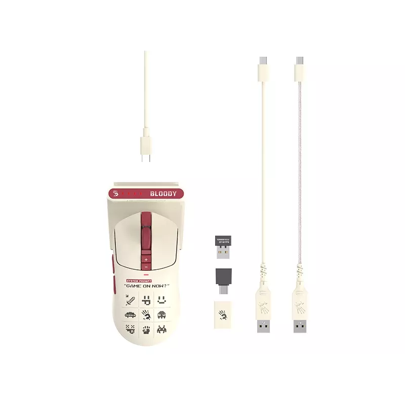 A4Tech 47743 Bloody R72 Ultra Duo Pixels Rojo