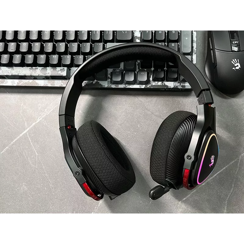 A4Tech 47751 Bloody MR710 RGB Gaming Wireless Headset, Negro