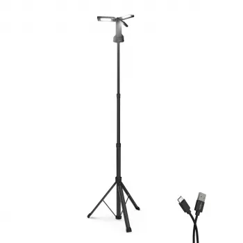 Lámpara de trabajo Ansmann Tiohead 7000R incl. Tripod recargable (1600-0697)