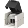 Goobay caja de superficie para exterior IP44, 2x conectores hembra Keystone, (79169)