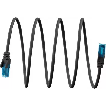 Goobay cable de parcheo CAT 6A ultraflexible U/UTP, negro (79215)