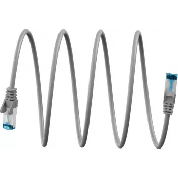 Goobay cable de parcheo CAT 6A ultraflexible S/FTP (PiMF), gris (79284)