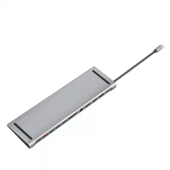 Docking station USB3.2 USB-C, 12 puertos, PD