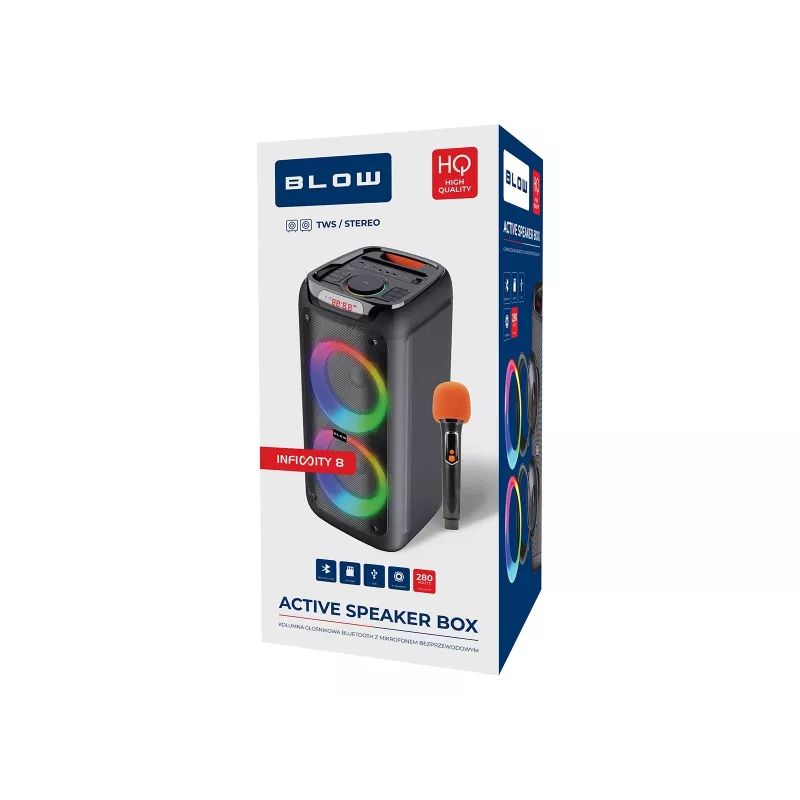 Altavoz de karaoke Infinity 8 pulgadas