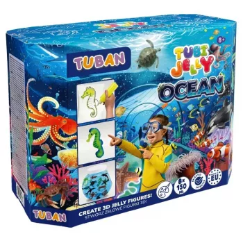Set Tubi Jelly Ocean – acuario grande, 8 colores