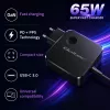 Cargador GaN 65W USB C PD PPS 5V 21V 3A 3.25A