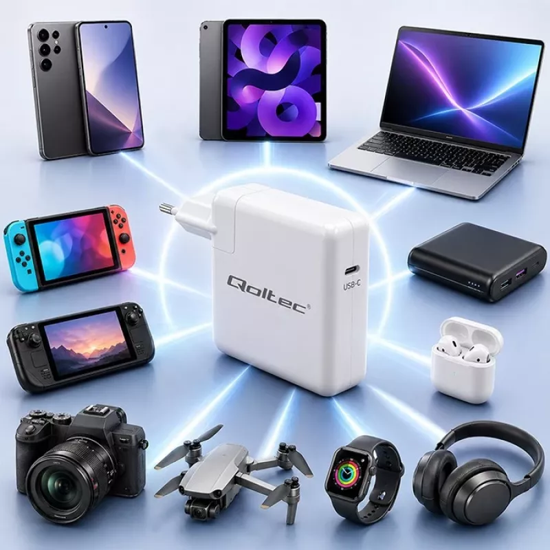Cargador USB-C 96W 5V 20V 3A 4,8A