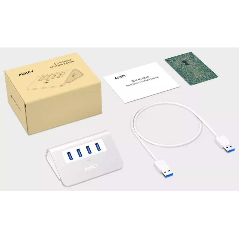 Hub CB-H5 USB aluminio | 4xUSB 3.0 | 5 Gbit/s