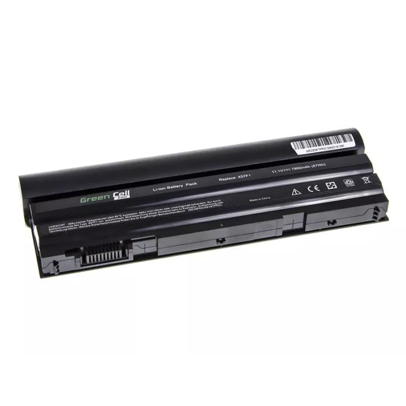 Batería para portátil Greencell PRO para Latitude E5520 E6420 E6520 E6530 11,1 V 7800 mAh