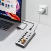 Hub USB 3.2 Gen1 7 puertos USB-A/C, interruptor de encendido/apagado