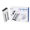 Hub USB 3.2 Gen1 7 puertos USB-A/C, interruptor de encendido/apagado
