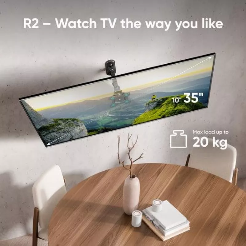 Soporte de pared para TV /10-35/SCHWARZ R2-B Onkron
