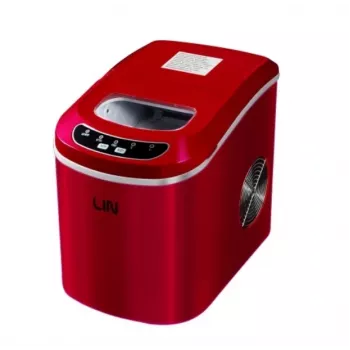 Máquina de hielo portátil LIN ICE PRO-R12 roja
