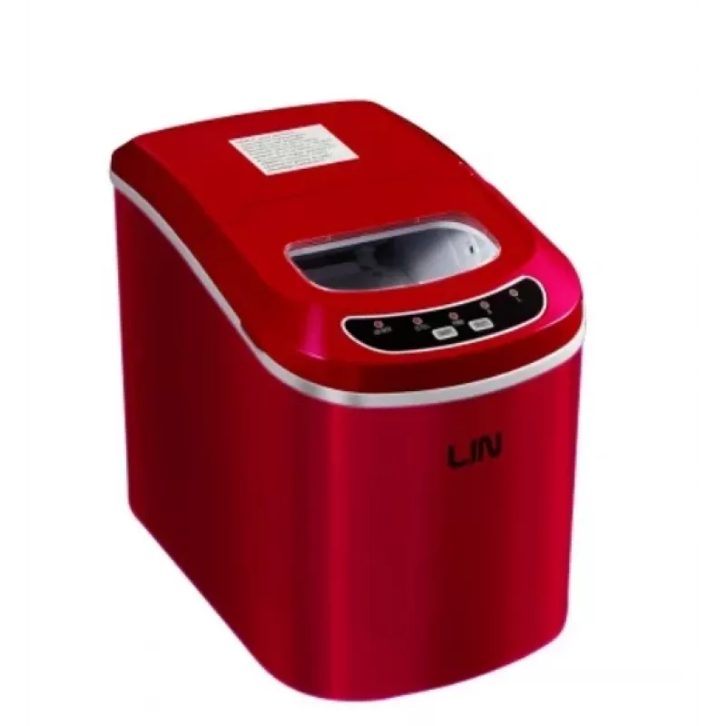 Máquina de hielo portátil LIN ICE PRO-R12 roja